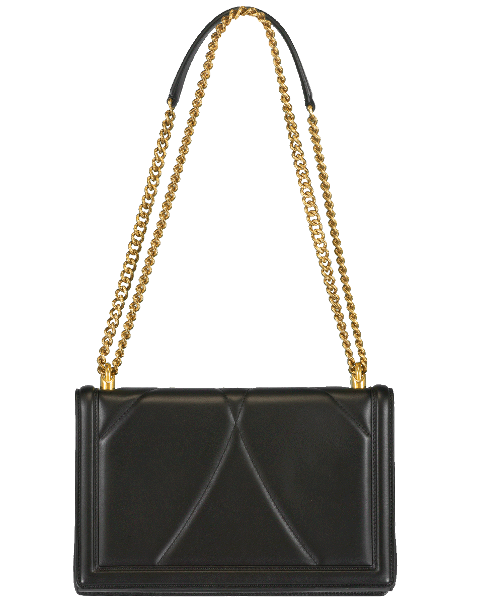Black Devotion Medium Flap Chain Bag – Marissa Collections