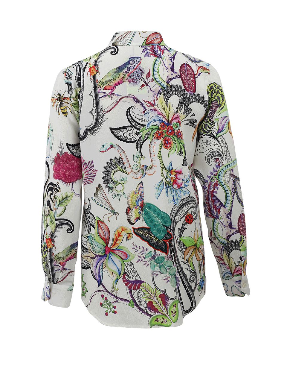 Jungle Print Silk Blouse – Marissa Collections