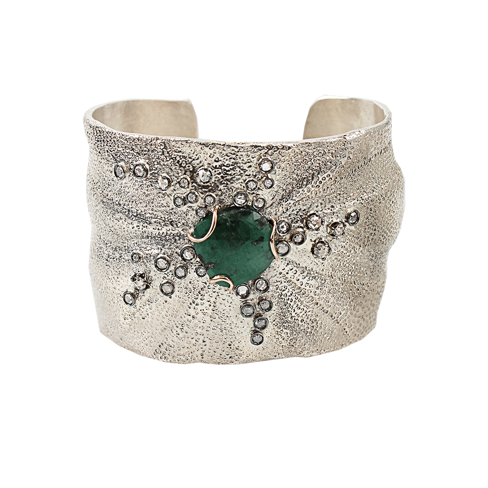 Emerald Cuff Bracelet – Marissa Collections