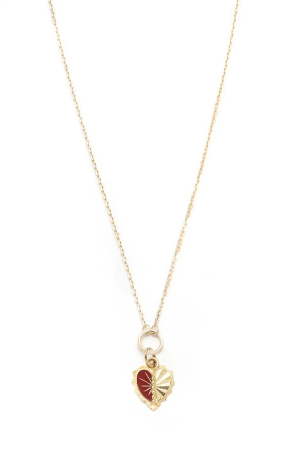 Red Heart Love Token Necklace – Marissa Collections
