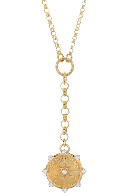 FOUNDRAE: Spark - Love Refined Clip Extension Chain Necklace