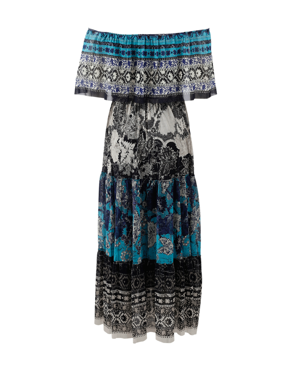 FUZZI CLOTHINGDRESSCASUAL Off Shoulder Midi Dress