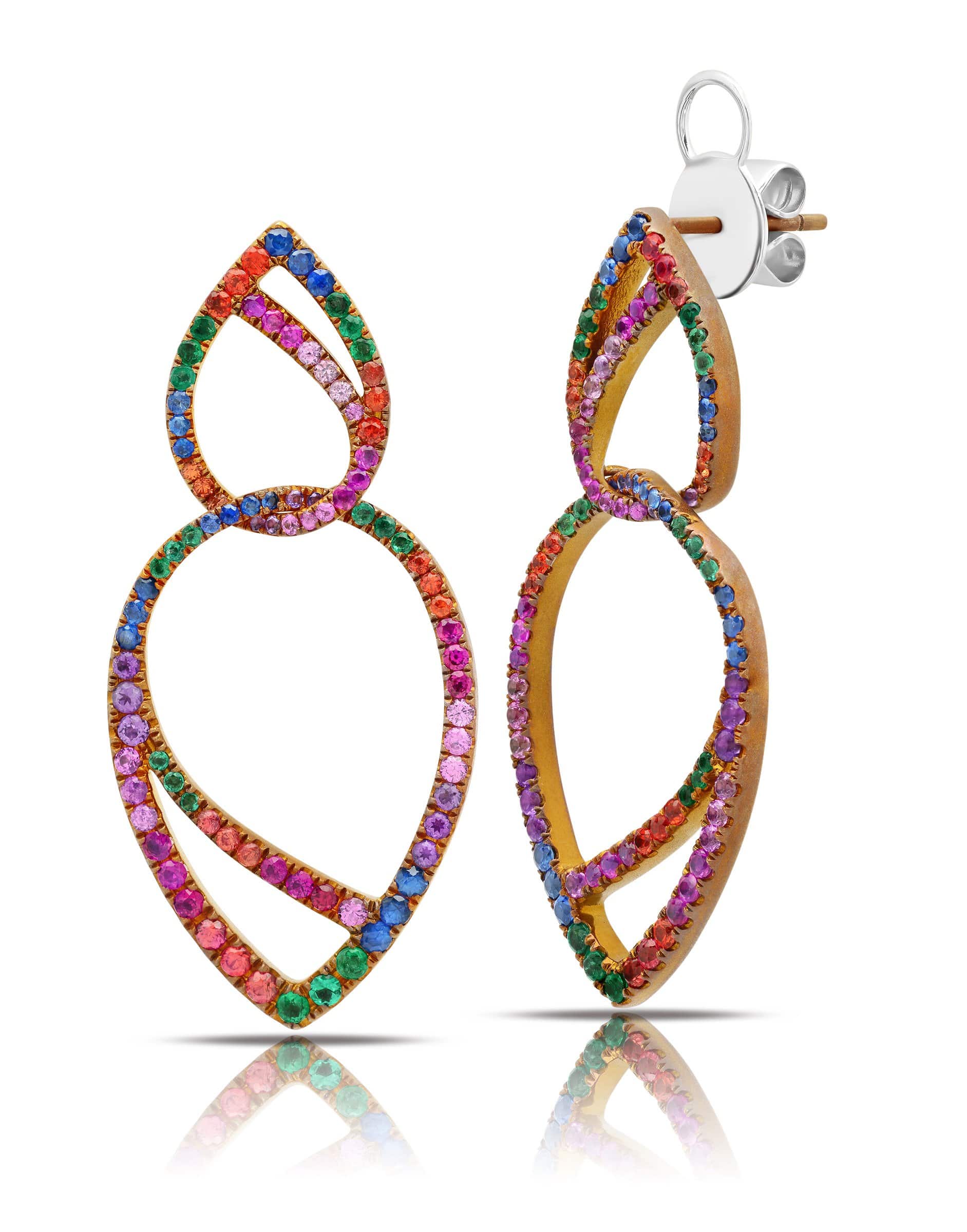 Image of Rainbow Titanium Earrings