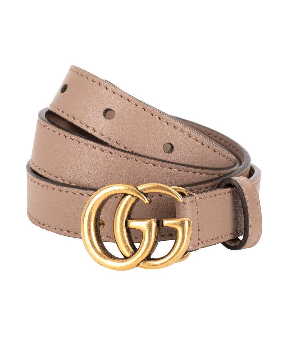 Gucci Logo Skinny Belt