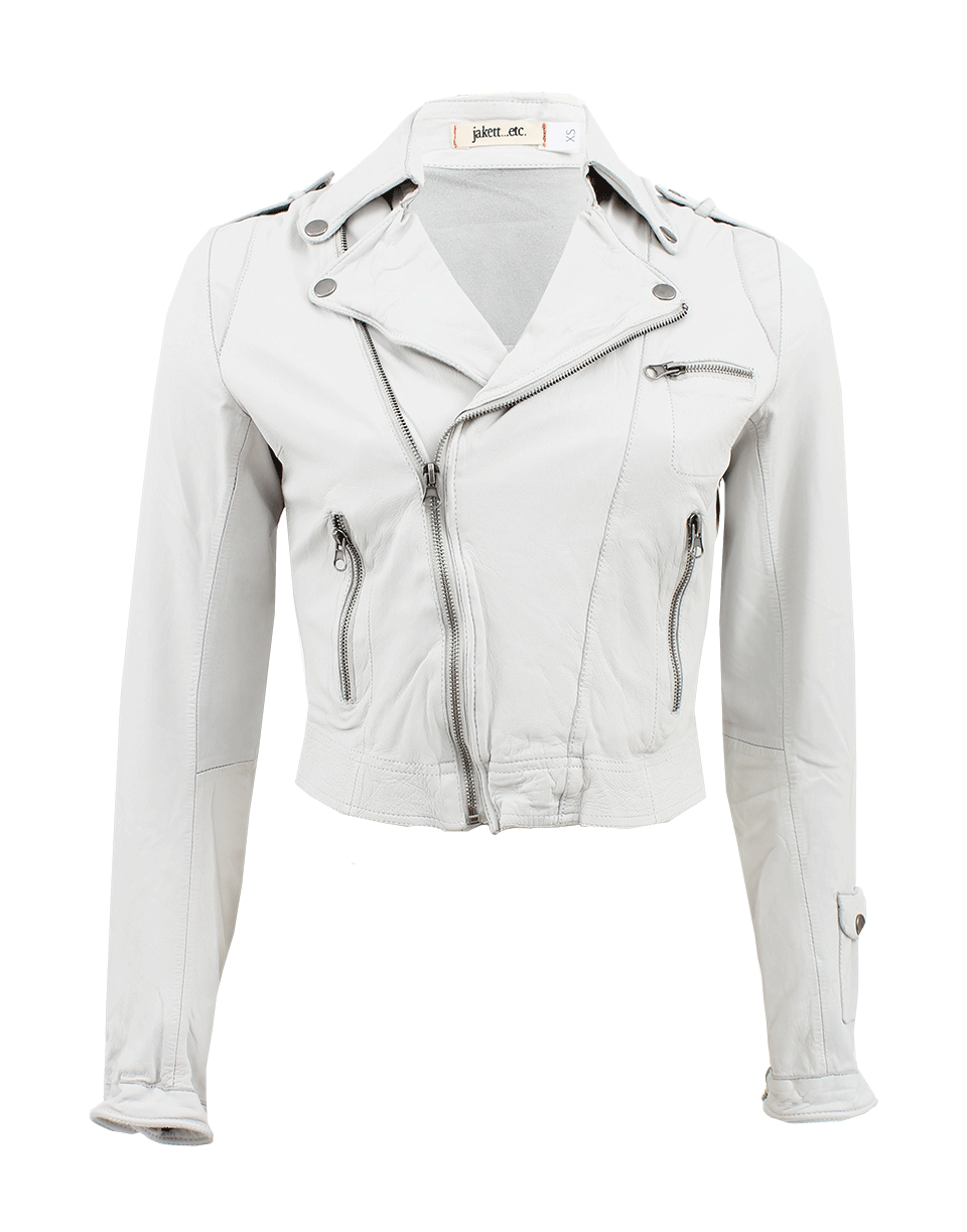 Josey Crop Leather Biker Jacket – Marissa Collections