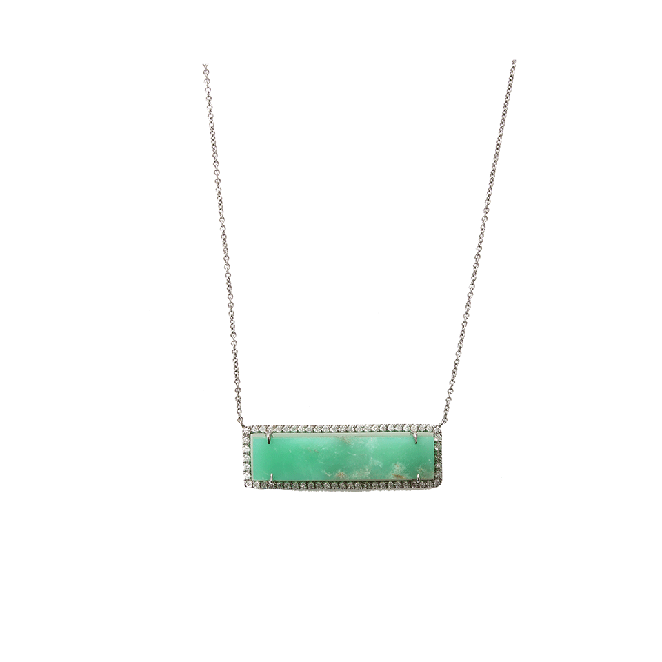 Chrysoprase Bar Necklace – Marissa Collections