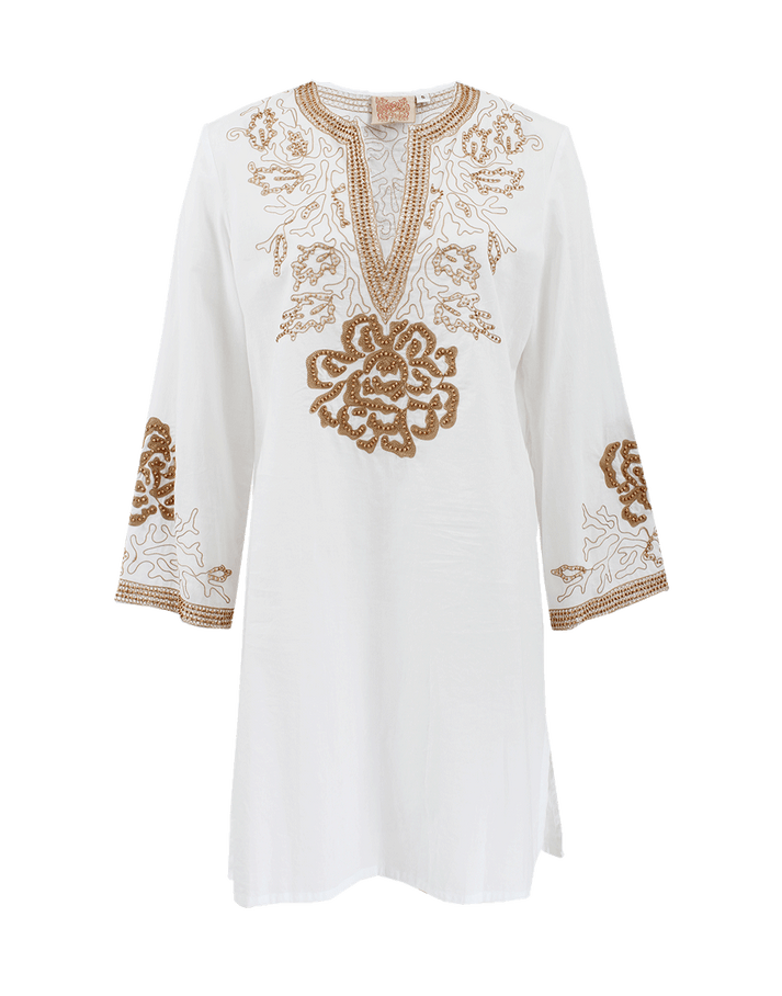 Embroidered Cotton Tunic – Marissa Collections