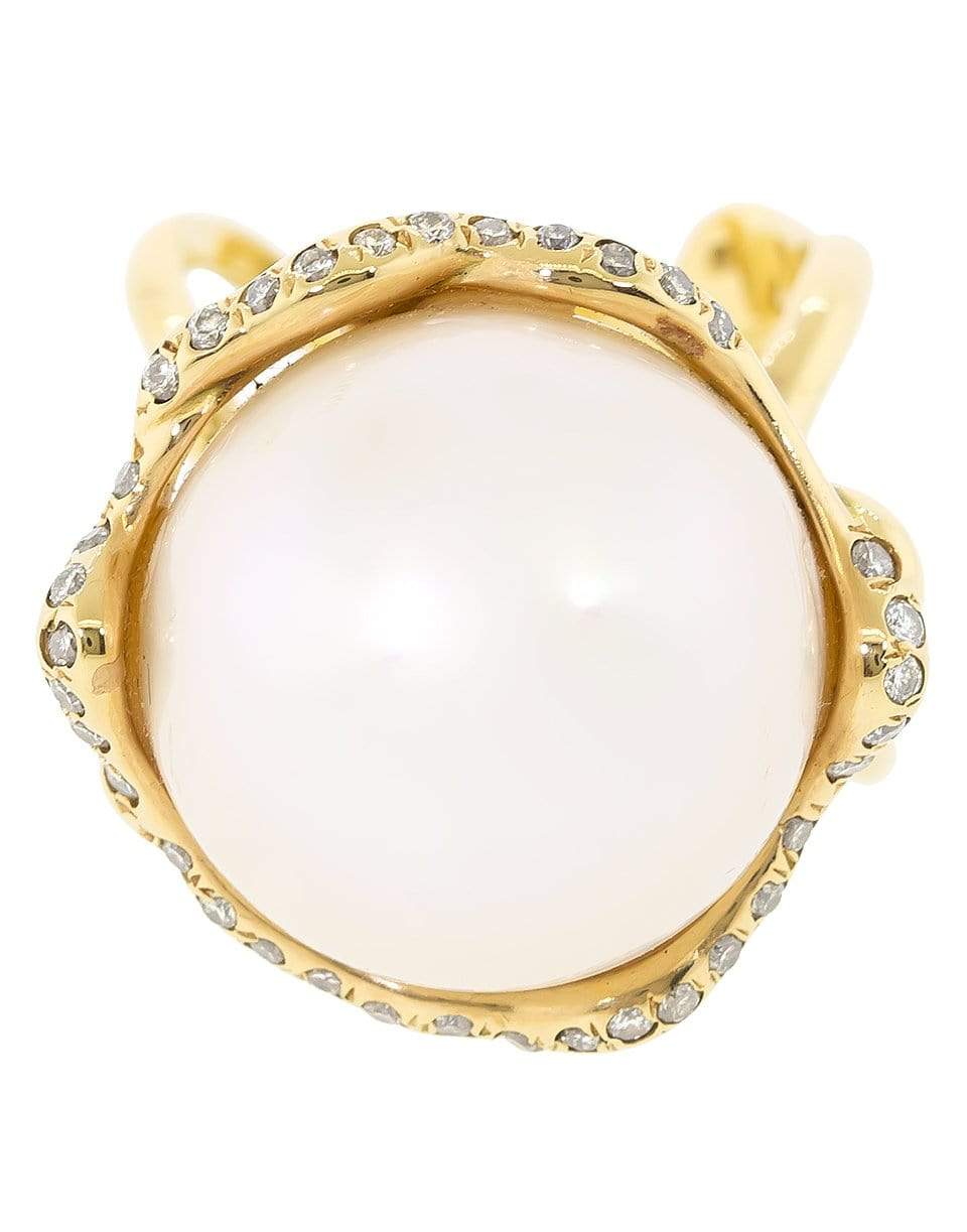 Fresh Water Pearl And Diamond Cocktail Ring – Marissa Collections
