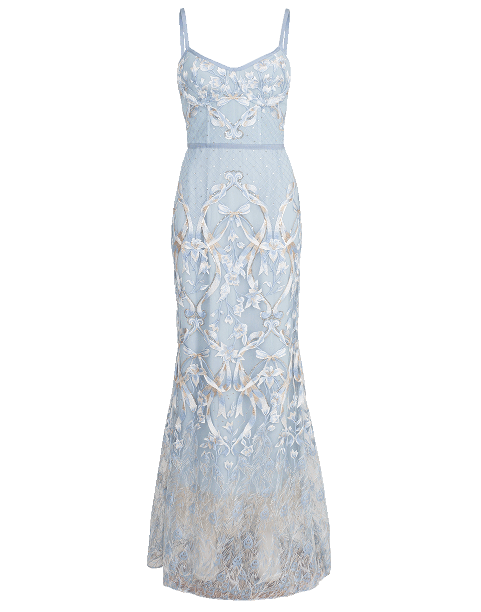 Embroidered Gown – Marissa Collections