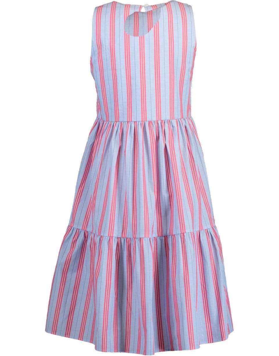 Striped Peasant Dress – Marissa Collections