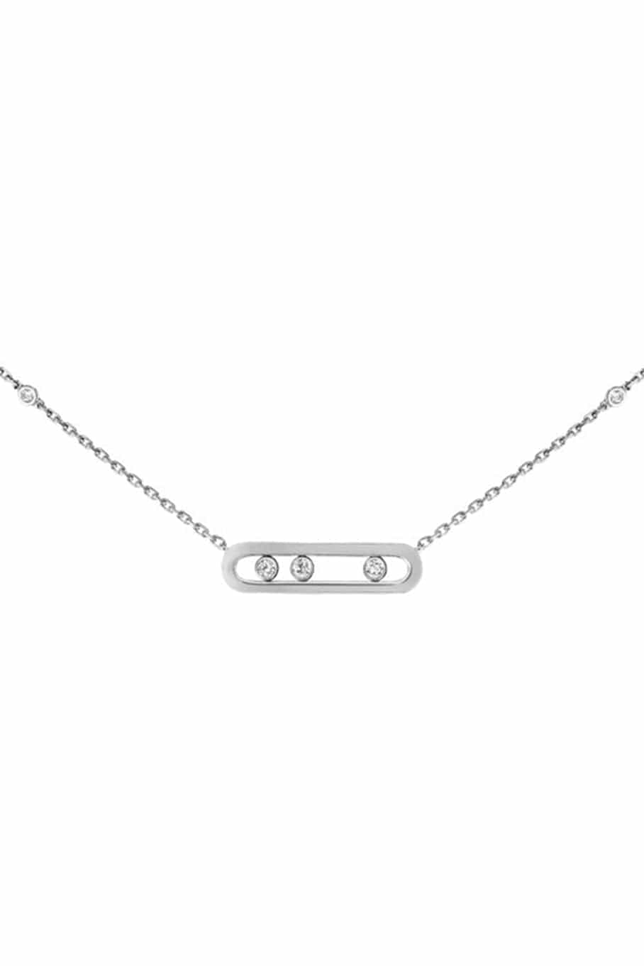 Baby Move Necklace - WHITE GOLD