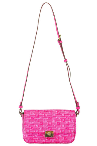 Moreau Croisette Leather Crossbody Bag