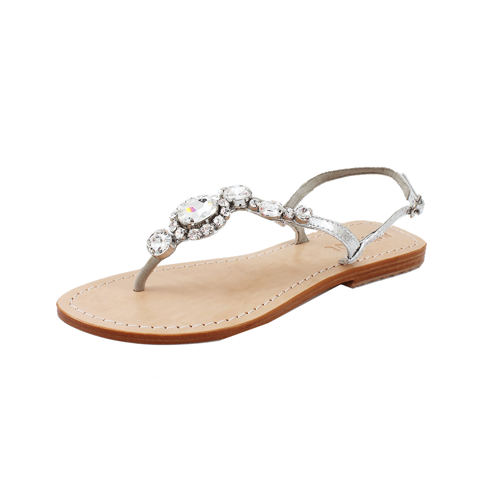 Clear Crystal Thong Sandal – Marissa Collections