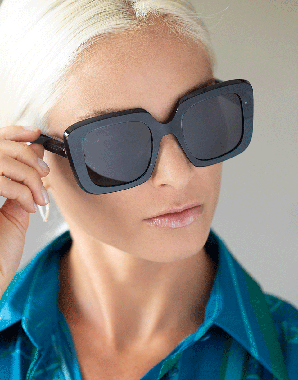 Franca Sunglasses - Teal – Marissa Collections