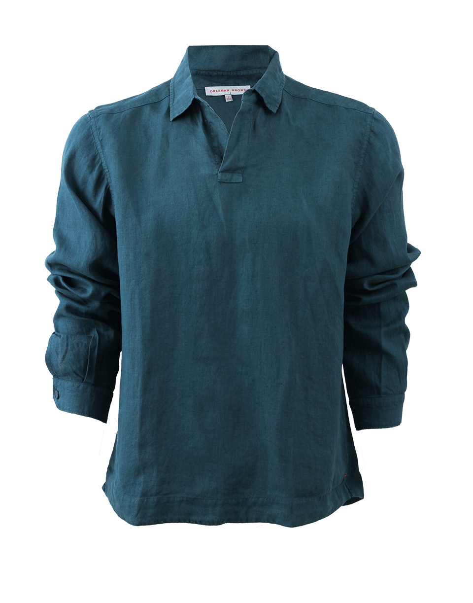 スキッパー ORLEBAR Shirtの通販 by 2casa0911's shop｜ラクマ BROWN Ridley Linen フォローお