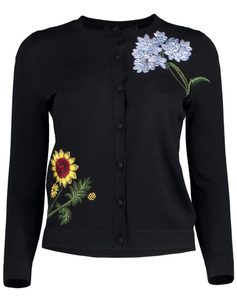 Floral Embroidered Cropped Cardigan – Marissa Collections
