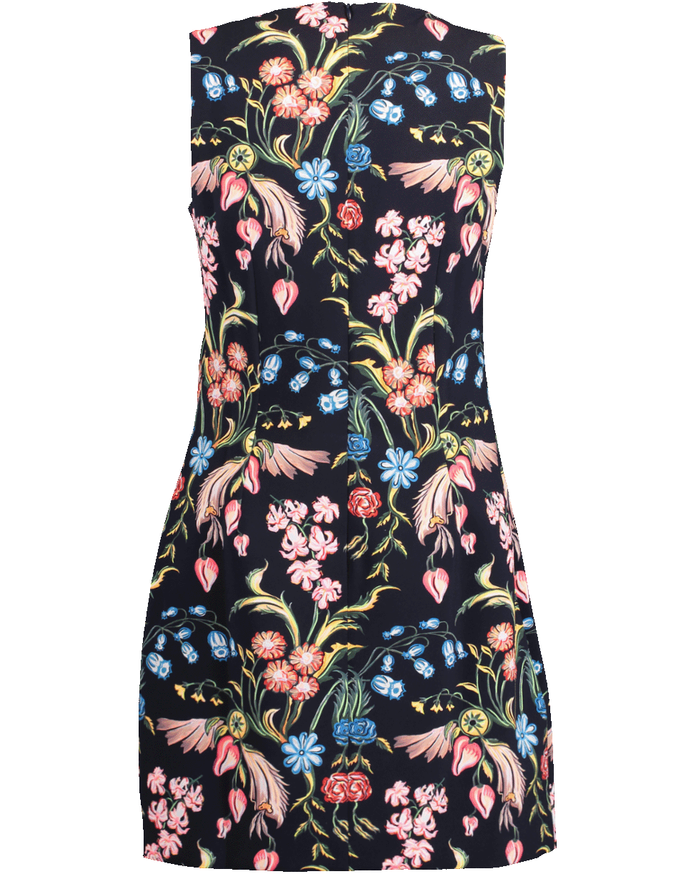 Floral Print Cady Mini Dress – Marissa Collections