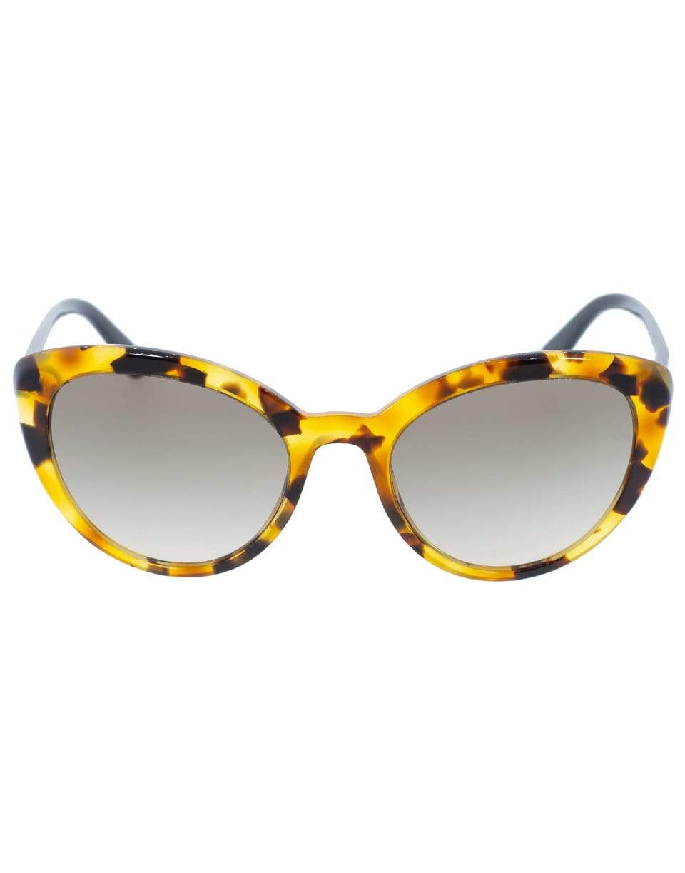 Orange Slim Cat Eye Sunglasses