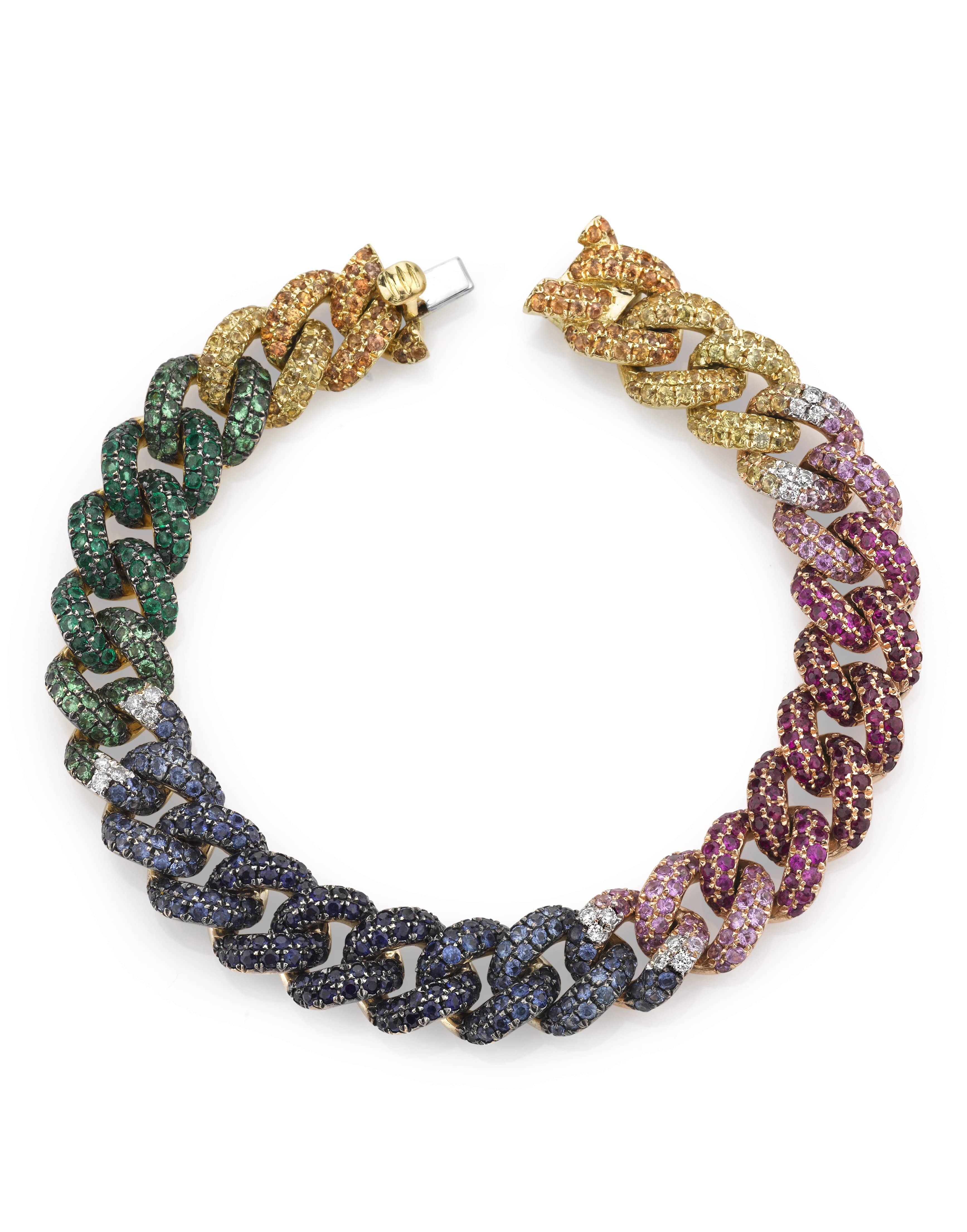 Image of Rainbow Essential Link Bracelet