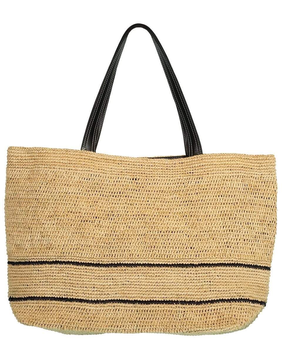 Medium Raffia Natural Tote