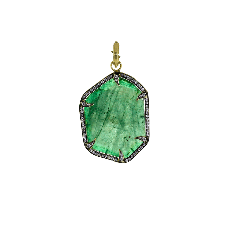 Emerald Slice Pendant – Marissa Collections