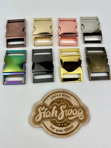 1.5 Inch Metal Buckle Side Release – Siah Swag Bags