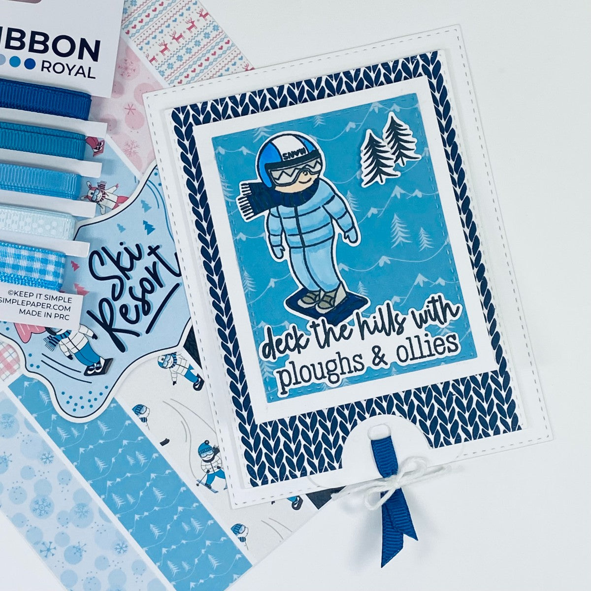 Back To Basics - Ribbon Pack - Royal - Keep It Simple Paper Crafts