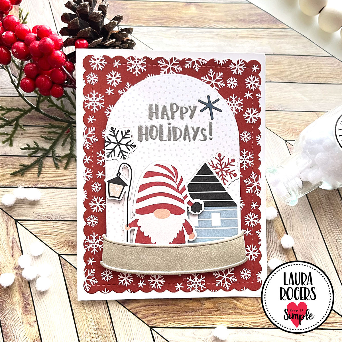 Folded Santa Hat Small Note Cards – Davis Designs