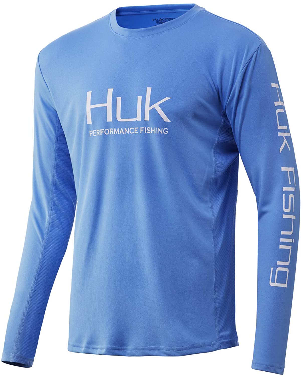 Men's Huk Icon X Long Sleeve Shirt | Stain-Resistant, Polyester ...