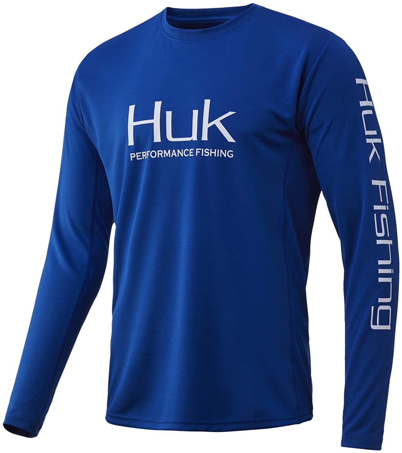 Men's Huk Icon X Long Sleeve Shirt | Stain-Resistant, Polyester ...