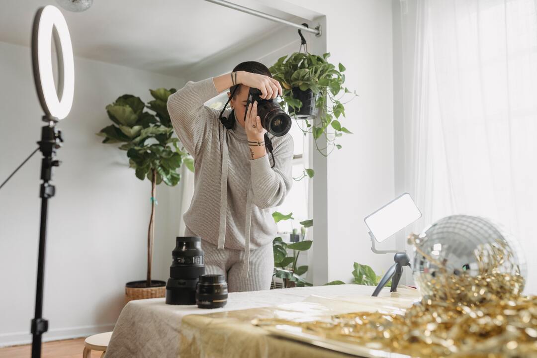 ring light avec trepied