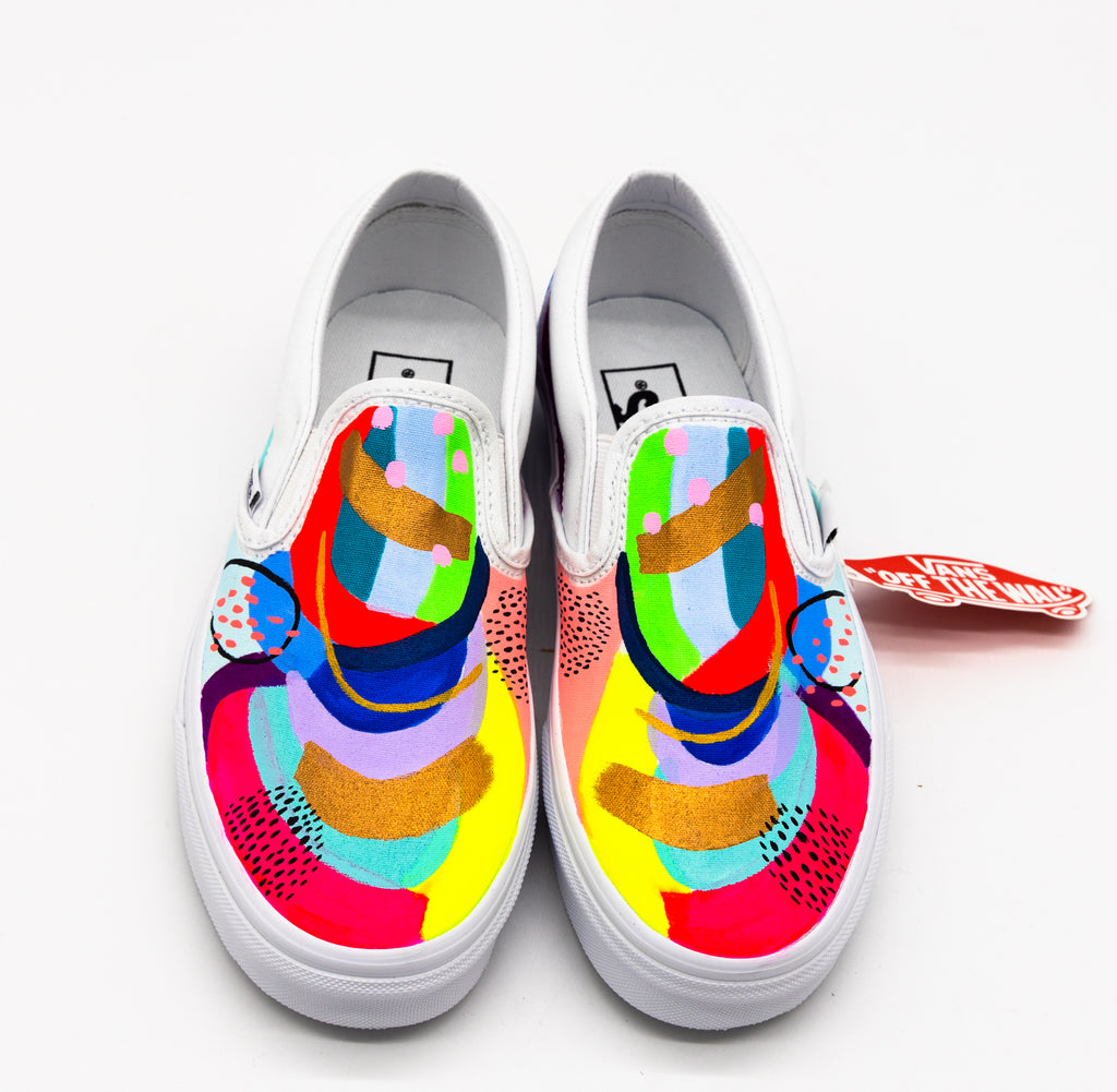 Kids Custom painted Vans Shoes – Suze