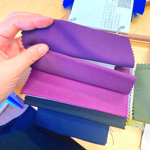 発色が綺麗　洗えるシワにならない生地　DFシリーズの紹介 Introducing the DF series, a fabric that develops beautiful colors and does not wrinkle.