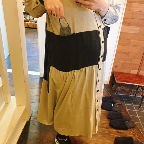 働く女性のマタニティワンピース　Maternity dress for working women