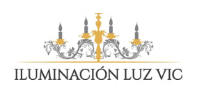 LUMI - Bellos candiles y arbotantes, clásicos y modernos, de espiral, cristal, metal, vela led - ILUMINACIÓN LUZ VIC
