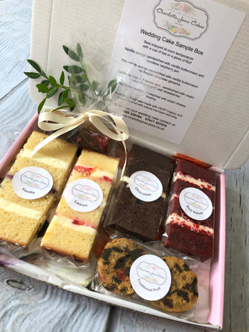 Wedding Cake Sample box by Charlotte Jane Cakes