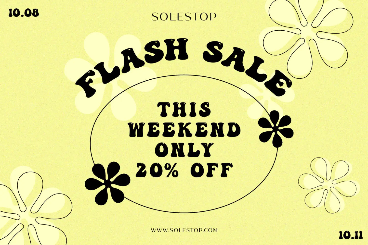 Solestop’s Long Weekend Flash Sale: Oct 8-11