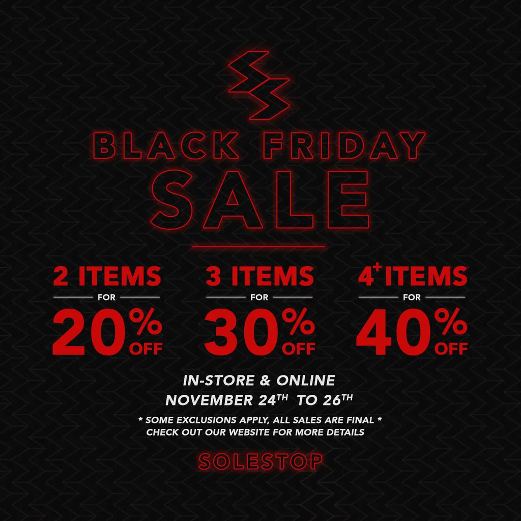 Solestops 2017 Black Friday Weekend Sale!