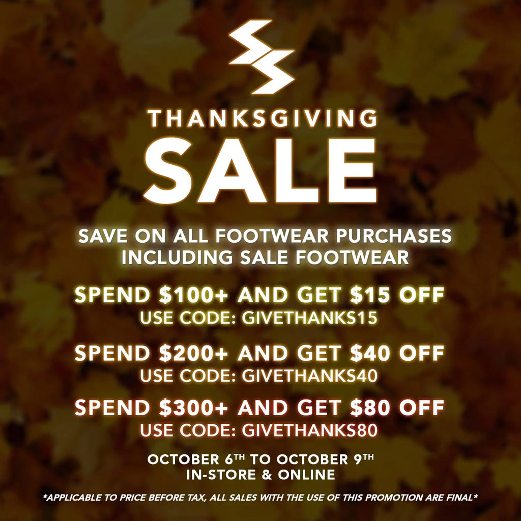 Solestop’s Thanksgiving Holiday Sale!