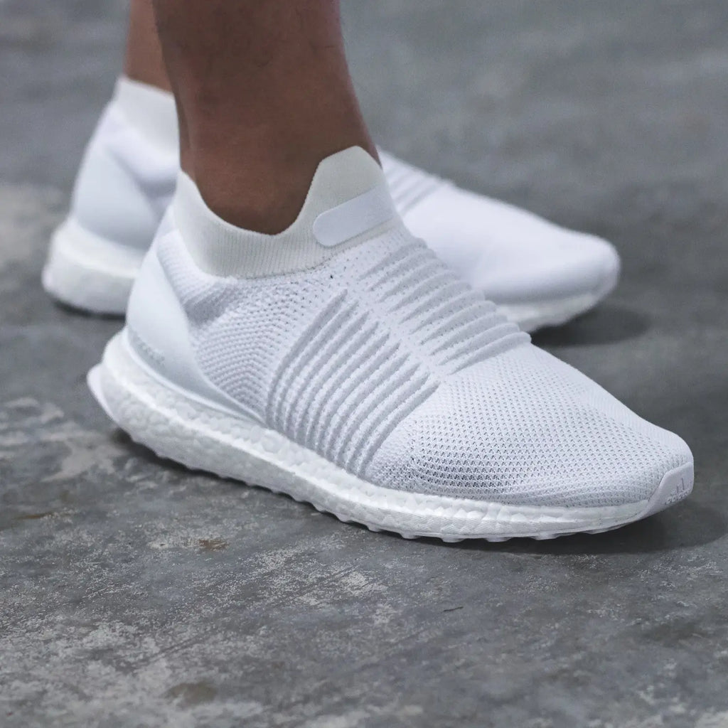 Adidas Running UltraBOOST PK Primeknit Laceless Mid - Triple-White (S80768) / Black/Red(S80769)