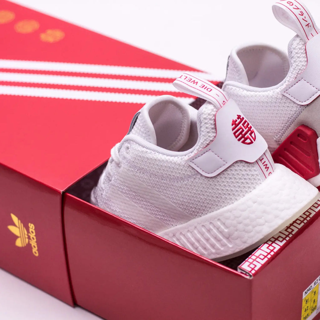 adidas Originals NMD R2 Chinese New Year in White/Red - DB2570