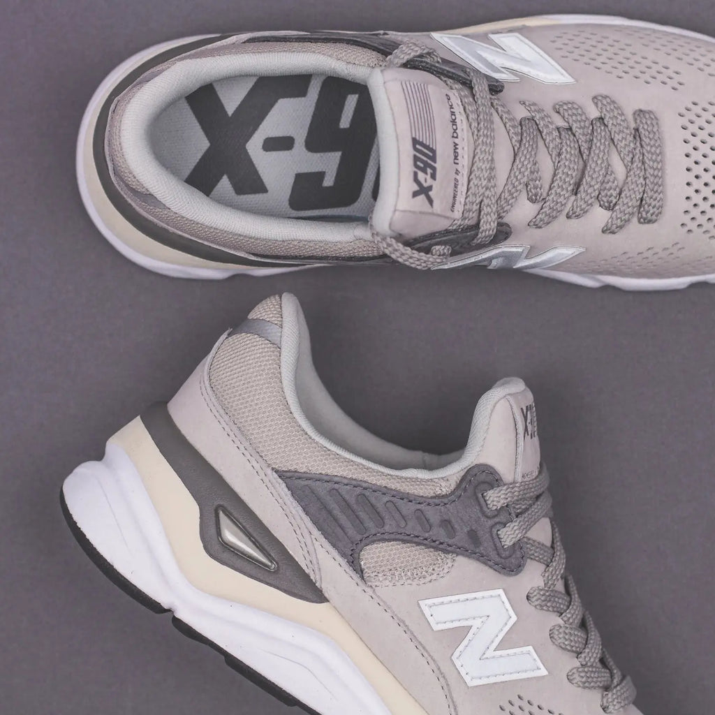 New Balance X-90 Lifestyle Grey White - (MSX90GL)