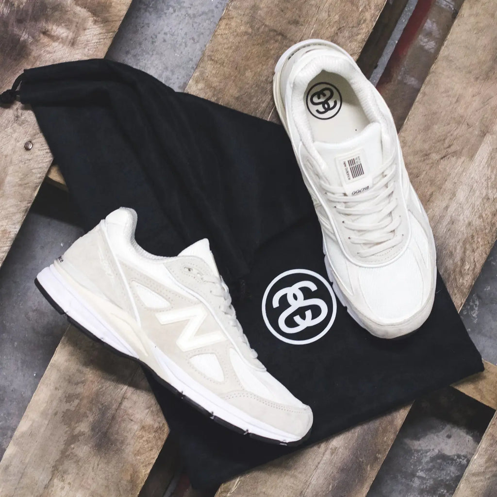 Stussy x New Balance 990V4 in Cream (M990SC4)