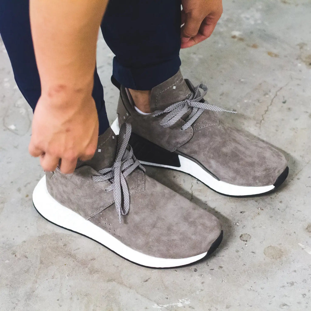 adidas Originals NMD C2 Chukka Pigskin Pack - Core-Black (BY3011) / Simple-Brown (BY9913)