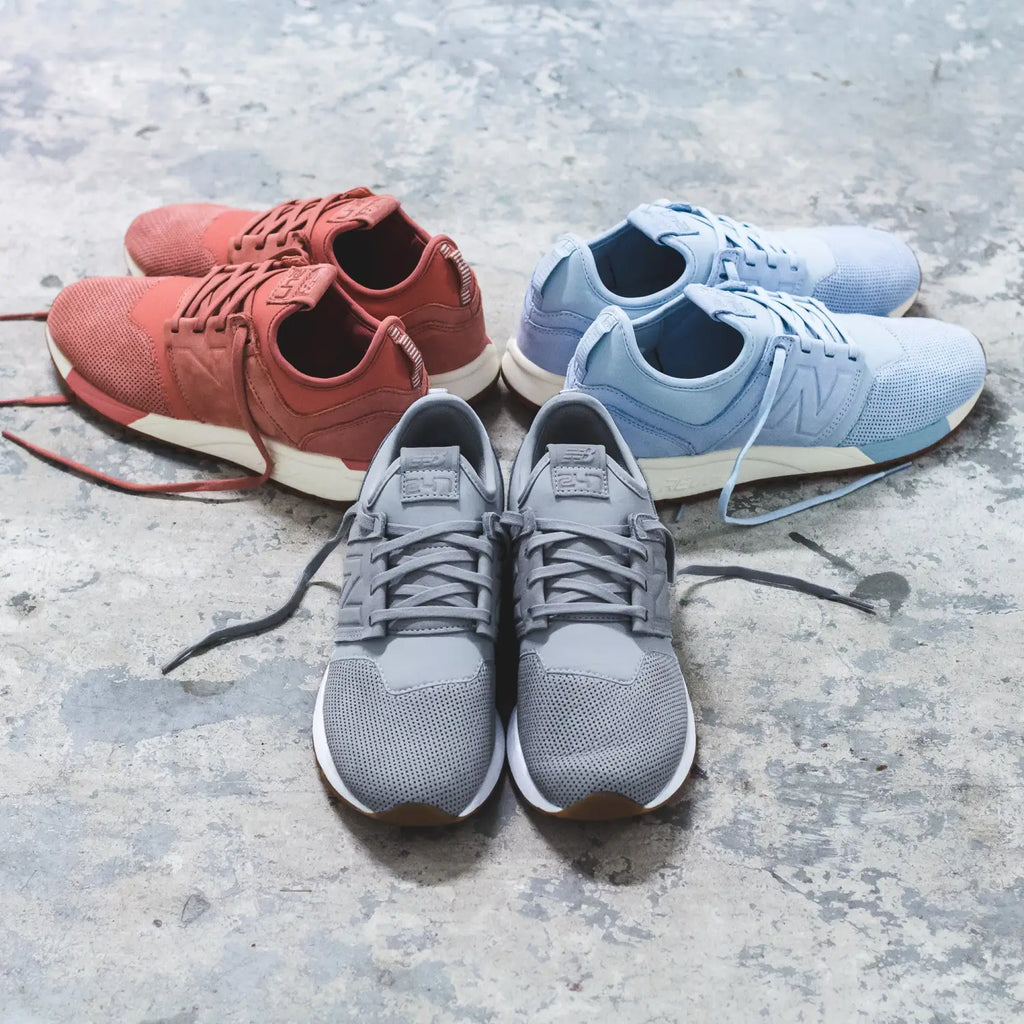 NEW BALANCE 247 DAWN TILL DUSK PACK - Mens: Porcelain Blue(MRL247LP) / Copper Rose (MRL247CR) & Womens: Arctic Fox (WRL247NK)