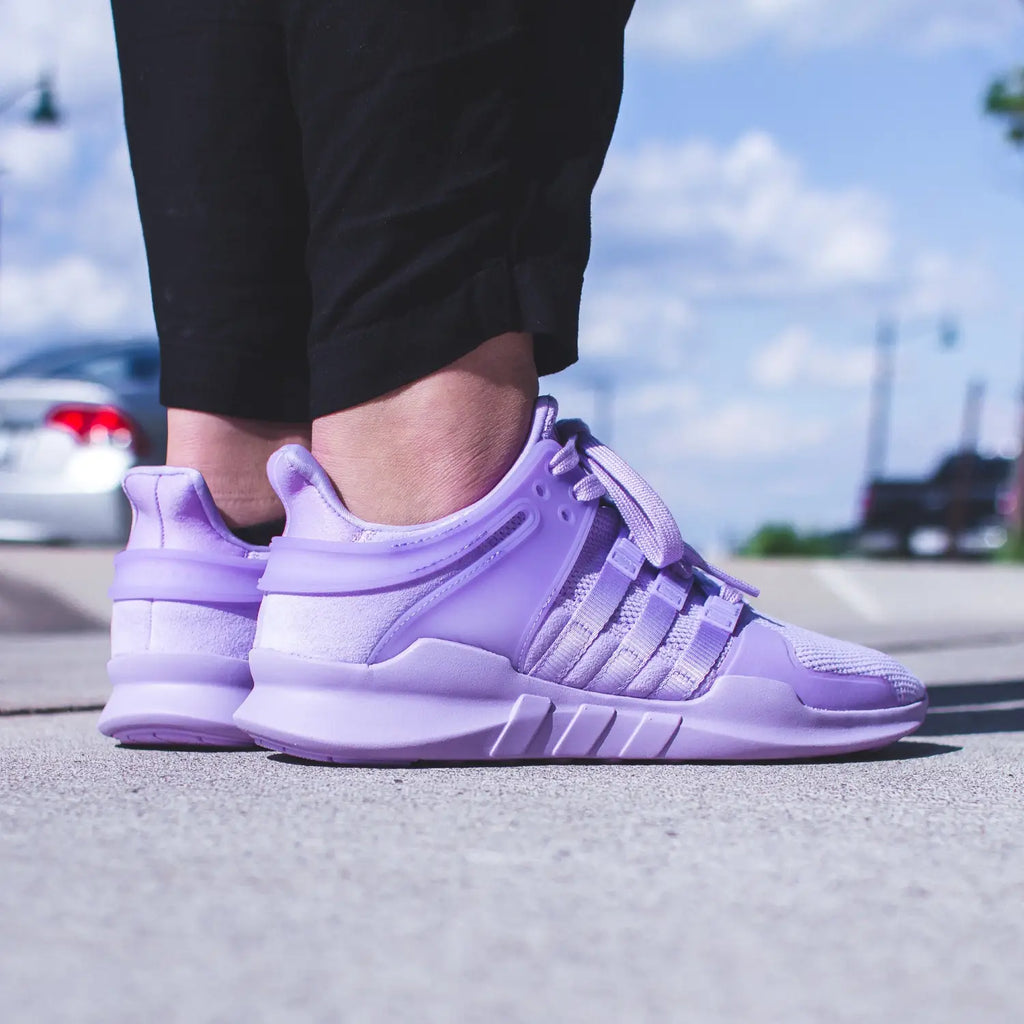 Adidas Originals Womens Equipment Support EQT ADV 91-16 - Purple Glow (BY9109) / Triple-Black (BY9110)