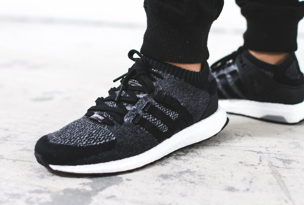 Adidas Originals EQT Support Boost Ultra PK in Black/Grey - BB1241