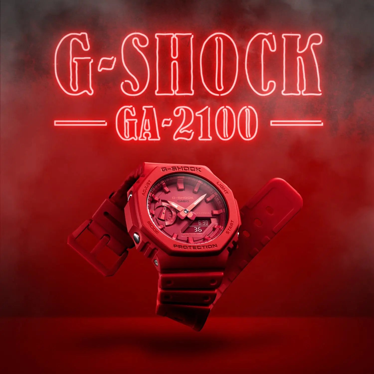 Casio G-Shock 2100 Carbon Square: GA2100-1A1/GA2100-4A