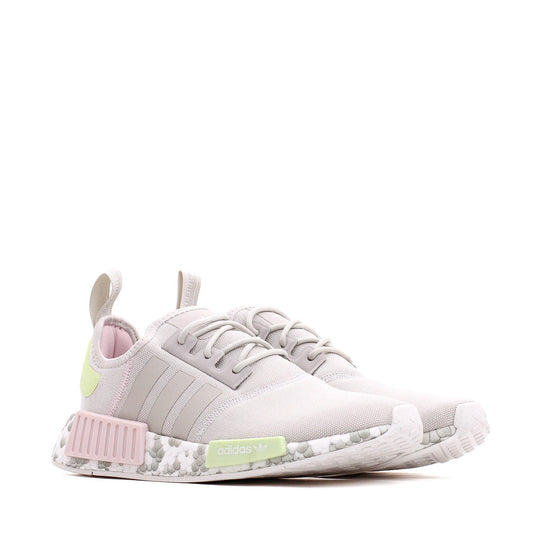 Adidas NMD R1 Gray/Bliss Pink - GW9462 - Size 7.5 (Women's)