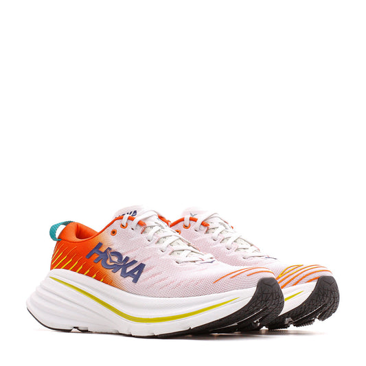 Hoka CARBON X 3 Hombre WHITE/FLAME — Tri For Fun